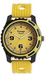 FANTASY WORLD Summer Analog Yellow Dial Unisex Child Watch FW 010 YL YL