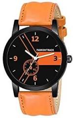 Fashion Track Analogue Black Dial Men's Watch