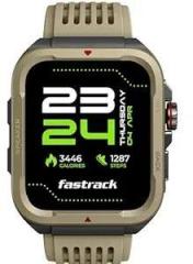 Fastrack Active Rugged Smartwatch with 1.83 inch UltraVU HD Display|SingleSync BT Calling|Functional Crown|100+ Sports Modes|AI Coach|Auto Multisport Recognition|AI Voice Assistant|24x7 Health Suite|IP68