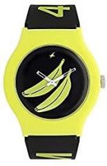 Fastrack Analog Black Dial Unisex Adult Watch 9915PP69