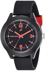 Fastrack Analog Black Dial Unisex Plastic Watch NG38003PP05W / NG38003PP05W