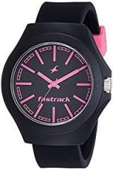 Fastrack Analog Black Dial Unisex Watch NG38004PP05W / NG38004PP05W