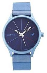 Fastrack Analog Dark Blue Dial Unisex's Watch 68031AP04/68031AP04