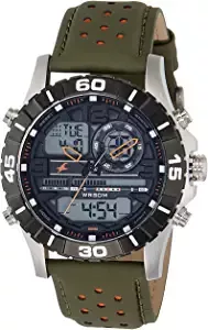 Analog Digital Black Dial Men's Watch 38035SL03