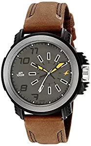 Fastrack Analog Grey Dial Men's Watch NK38015PL03