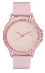 Fastrack Analog Pink Dial Unisex's Watch 38024PP65W