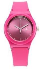 Fastrack Analog Pink Dial Unisex's Watch 38037PP20W