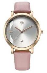 Fastrack Analog Rose Gold Dial Women's Watch FV60029WL02W