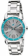 Fastrack Analog Silver Dial Women's Watch NM6111SM01 / NL6111SM01