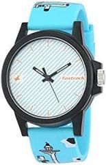 Fastrack Analog White Dial Unisex Adult Watch 68012PP08