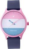 Fastrack Analog White+Blue+ Pink Dial Unisex's Watch 68031AP03