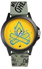 Fastrack Analog Yellow Dial Unisex Adult Watch 38024PP39