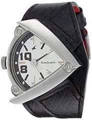 Fastrack Bikers Analog White Dial Men's Watch NL3022SL01/NP3022SL01