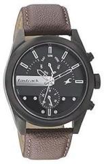 Fastrack Black Dial Analog Watch For Men NR3165NL01