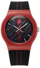 Fastrack Deadpool Quartz Analog Dial with Black Silicone Strap Watch for Unisex