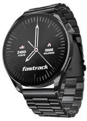 Fastrack Dezire FX1 Luxury Metal Smartwatch with 1.38 UltraVU HD Display with bright Pixel Resolution|60 Hz Fluid Display|Functional Crown|SingleSync BT Calling|AI Voice Assistant|Upto 5 Day Battery