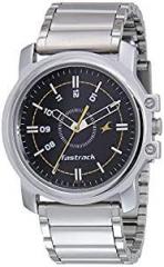 Fastrack Economy Analog Black Dial Men's Watch NM3039SM02/NN3039SM02