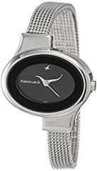 Fastrack Economy Analog Black Dial Women's Watch NL6015SM02/NP6015SM02