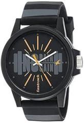 Fastrack Fastfit Quartz Analog Black Dial Silicone Strap Unisex Watch NR68012PP15