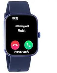 Fastrack Fastrack New Reflex Hello|BT Calling|1.69 HD Display|50+ Sports Modes|100+ Watchfaces|Game|BP Monitor|24x7 HRM| SpO2|Sleep Monitor|Custom Watchface|5 Day* Battery|Camera & Music Control|IP68