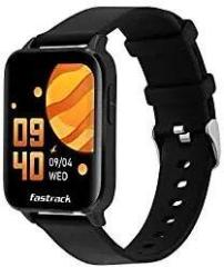 Fastrack Fastrack Reflex Curve Smartwatch, AI Enabled Coach, SpO2, Women Health Monitor, 20+ Sports Mode, 5 ATM Water Resistance & Upto 7 Days Battery Life 38073AP01 Ebony Black