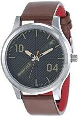 Fastrack Fundamentals Analog Brown Dial Men's Watch NL38051SL02