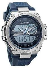 Fastrack Mean Machines Analog Digital Black Dial Men's Watch NN38055PP01/NR38055PP01