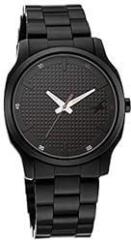 Fastrack Men Stunners Quartz Analog Black Dial Metal Strap Watch for Guys NR3255NM01