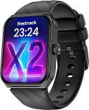 Fastrack New Limitless X2 Smart Watch, 1.91 Inch UltraVU With Rotating Crown, 60 Hz Refresh Rate, Advanced Chipset, SingleSync BT Calling, 100+ Sports Mode & Smartwatch Faces, IP68, Black