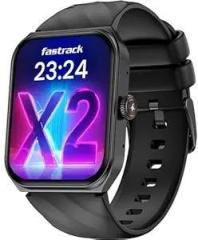 Fastrack New Limitless X2 Smart Watch, 1.91 inch UltraVU with Rotating Crown, 60 Hz Refresh Rate, Advanced Chipset, SingleSync BT Calling, 100+ Sports Mode & Smartwatch Faces, IP68, Black