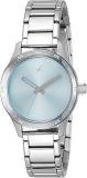 Fastrack Quartz Analog Blue Dial Stainless Steel Strap Watch For Girls NR6078SM03