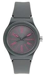 Fastrack Quartz Analog Grey Dial Strap Silicone Grey Band Watch for Unisex Ns38037Pp05