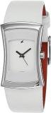 Fastrack Quartz Analog White Dial Leather Strap Watch For Girls NS6093SL01