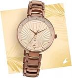 Fastrack Ruffles Analog Beige Dial Women's Watch 6216QM01/NP6216QM01