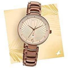 Fastrack Ruffles Analog Beige Dial Women's Watch 6216QM01/NP6216QM01