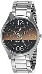 Fastrack Space Analog Brown Dial Men's Watch 3184SM03/NN3184SM03