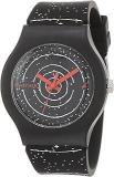 Fastrack Space Rover Quartz Analog Black Dial Silicone Strap Unisex Watch 9915PP101