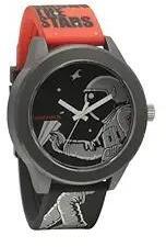 Fastrack Space Rover Quartz Analog Black Dial Silicone Strap Unisex Watch NS38003PP25