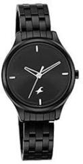 Fastrack Stunners Quartz Analog Black Dial Metal Strap Watch for Girls NS6248NM01