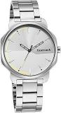 Fastrack Stunners Quartz Analog Silver Dial Metal Strap Watch For Guys NS3254SM01