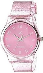 Fastrack Tees Analog Pink Dial Unisex Adult Watch 68017PP02