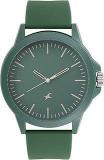 Fastrack The Minimalists Quartz Analog Green Dial Silicone Strap Unisex Watch NS38024PP26