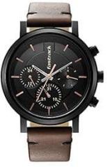 Fastrack Tick Tock Black Dial Watch for Guys 3287NL01