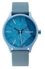 Fastrack Topicals Quartz Analog Blue Dial Silicone Strap Unisex Watch 68031AP05