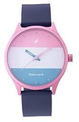 Fastrack Topicals Quartz Analog Multicoloured Dial Silicone Strap Unisex Watch 68031AP03