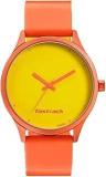 Fastrack Topicals Quartz Analog Yellow Dial Silicone Strap Unisex Watch 68031AP09