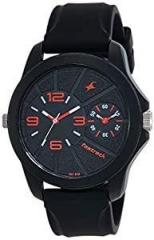 Fastrack Two Timers Analog Black Dial Men's Watch 38042PP01 / 38042PP01