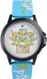 Fastrack Unisex Silicone Analog White Dial Watch 38024Pp44/38024Pp44, Band Color Blue