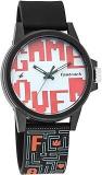 Fastrack Unisex Silicone White Dial Analog Watch 68012Pp01, Band Color Multicolor