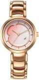 Fastrack Uptown Retreat Quartz Analog Pink Dial Metal Strap Watch For Girls NS6277WM01